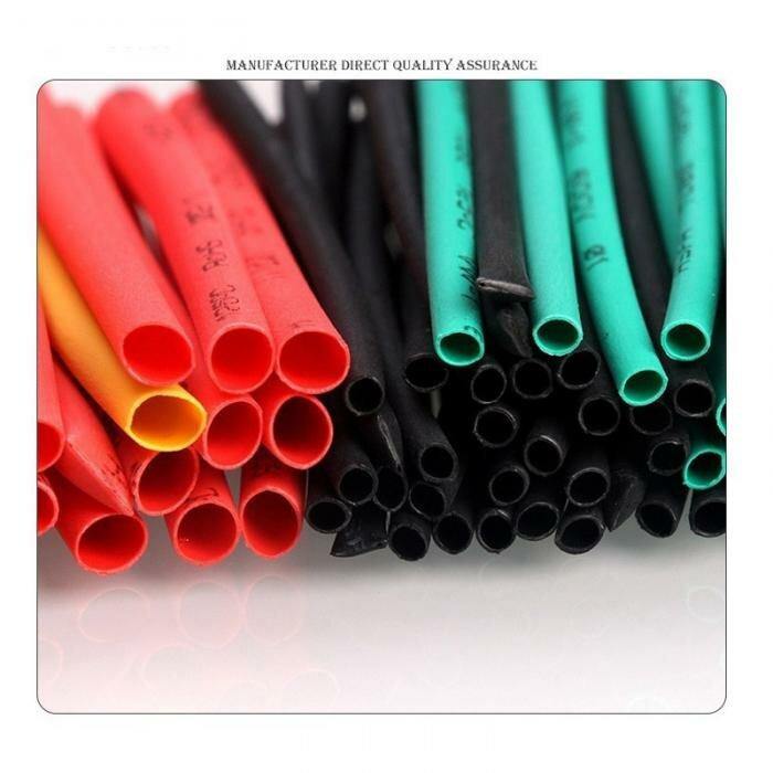 164Pcs Polyolefin Shrinking Assorted Heat Shrink Tube Wire Cable Insulated Sleeving Tubing Set