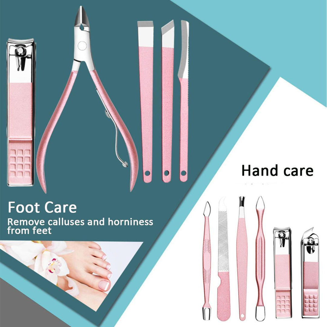 10/13/15/18Pcs Stainless Steel Nail Clipper Set Manicure Set  Nail Tool