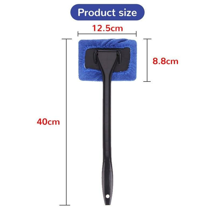 Long-Handle Car Window Cleaning Brush Kit