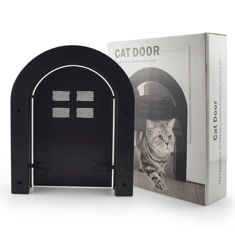 Easy-Install Magnetic Pet Screen Door for Cats