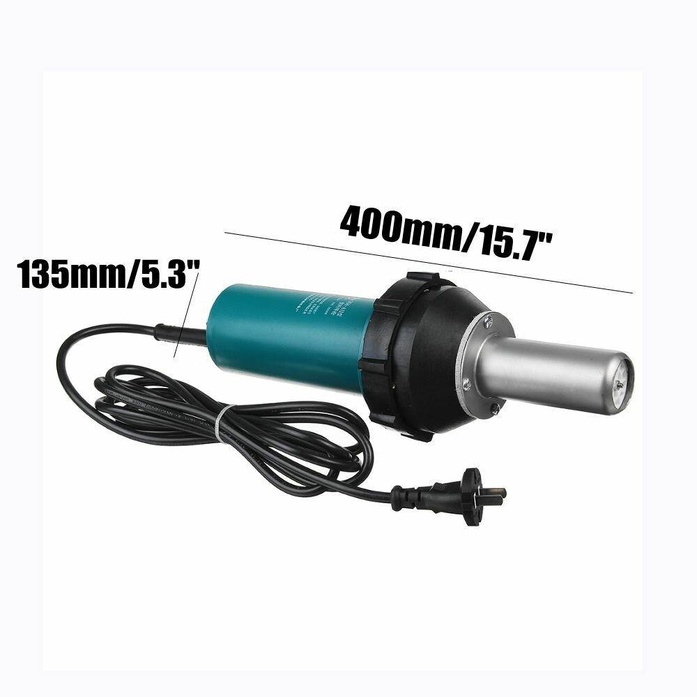 2000W 220V Straight Shank  Hot Air Heater Torch Plastic Welding Tool Welder Tool