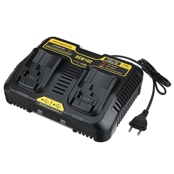 Dual Charger DCB200 DCB115 Lithium-Ion Battery DCB112 DCB105/015 Power Tool Battery Charger