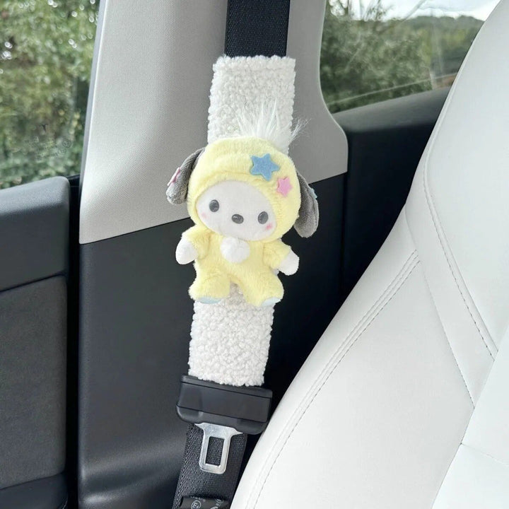 Cute Cartoon Dog Car Seat Belt Shoulder Protector