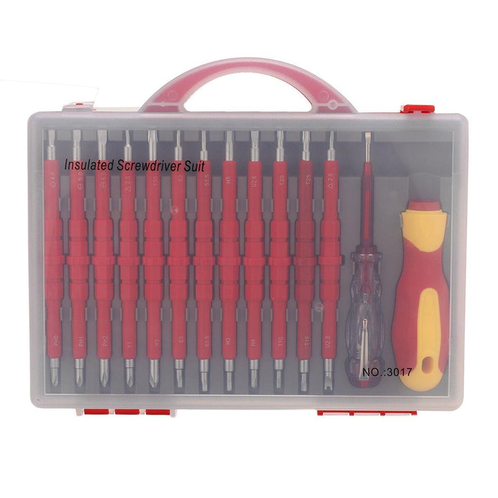 14 in 1 Magnetic Screwdriver Set Insulated Multi Screw Driver Repair Tools Kit