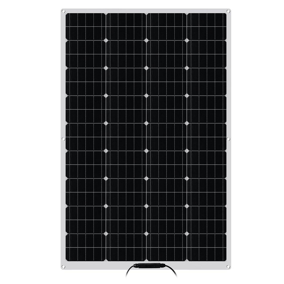 100W 18V Flexible Solar Panel Battery Power Charge Kit For RV Car Boat Camping