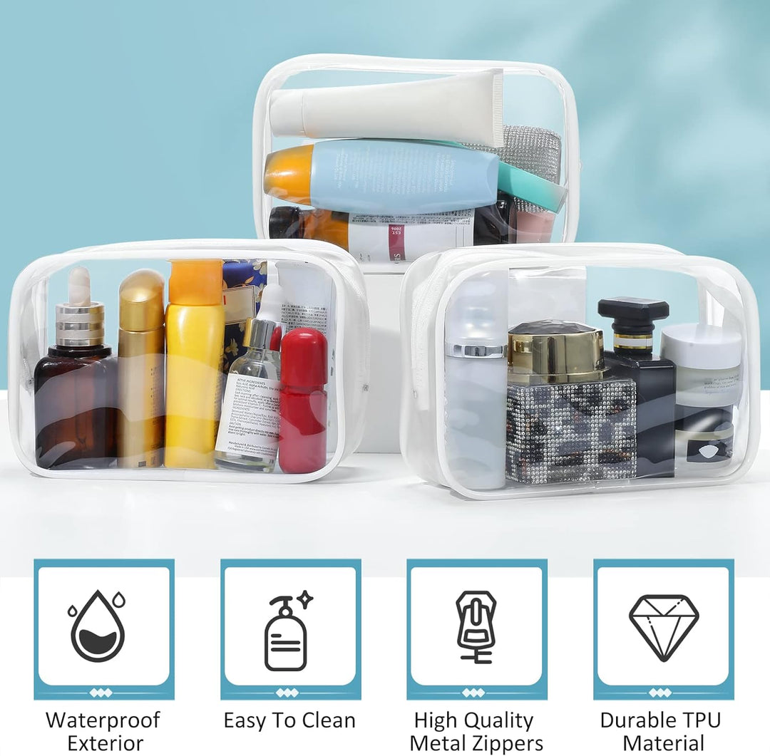 Transparent PVC Travel Organizer Clear Makeup Bag