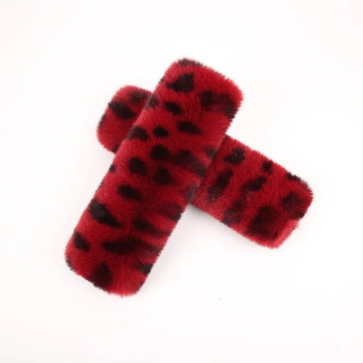 Luxurious Leopard Print Car Seat Belt Shoulder Pad