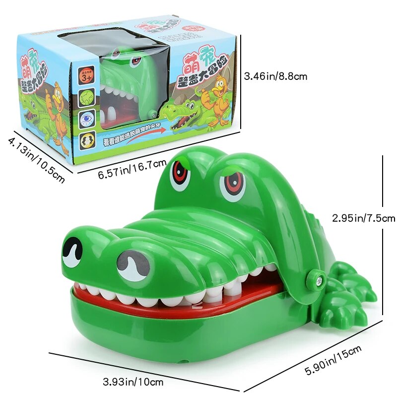 Crocodile Crunch Finger Biting Game: Fun Stress Relief for Kids & Adults