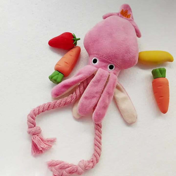 Super Pet Octopus Plush Rope Toy