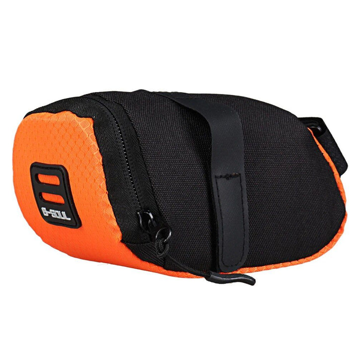 Compact High-Visibility Cycling Saddle Bag: Durable, Reflective, & Spacious