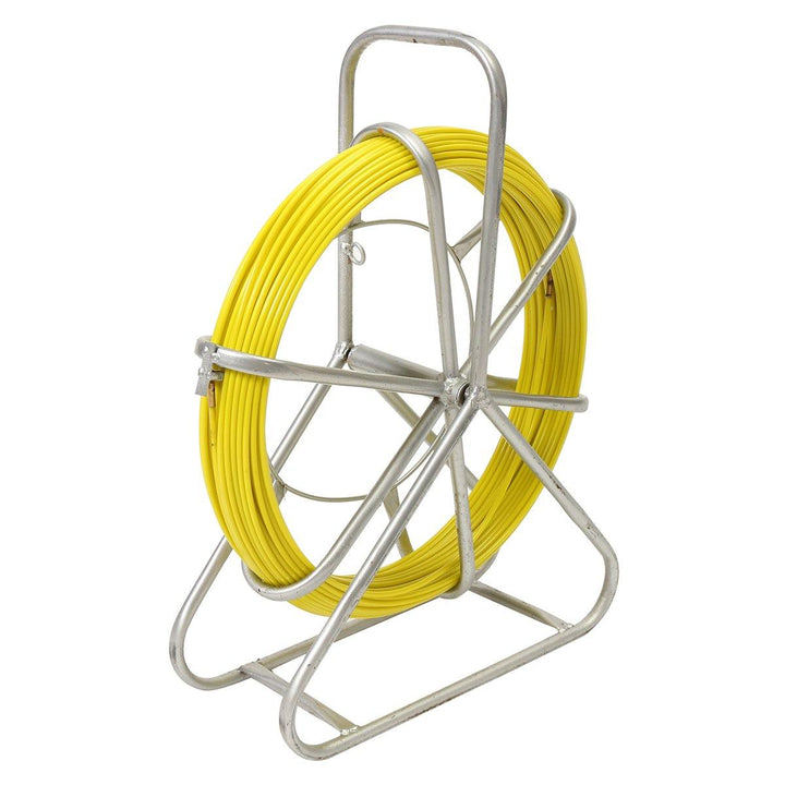 Fish Wire Tape Fiberglass Duct Rodder Fish Tape Continuous Fiberglass Cable Puller 4.5mm x 70 mst