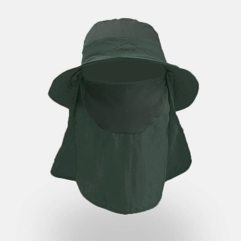 Removable Outdoor Quick-drying Sunscreen Waterproof Fisherman Hat Breathable Bucket Hat - MRSLM