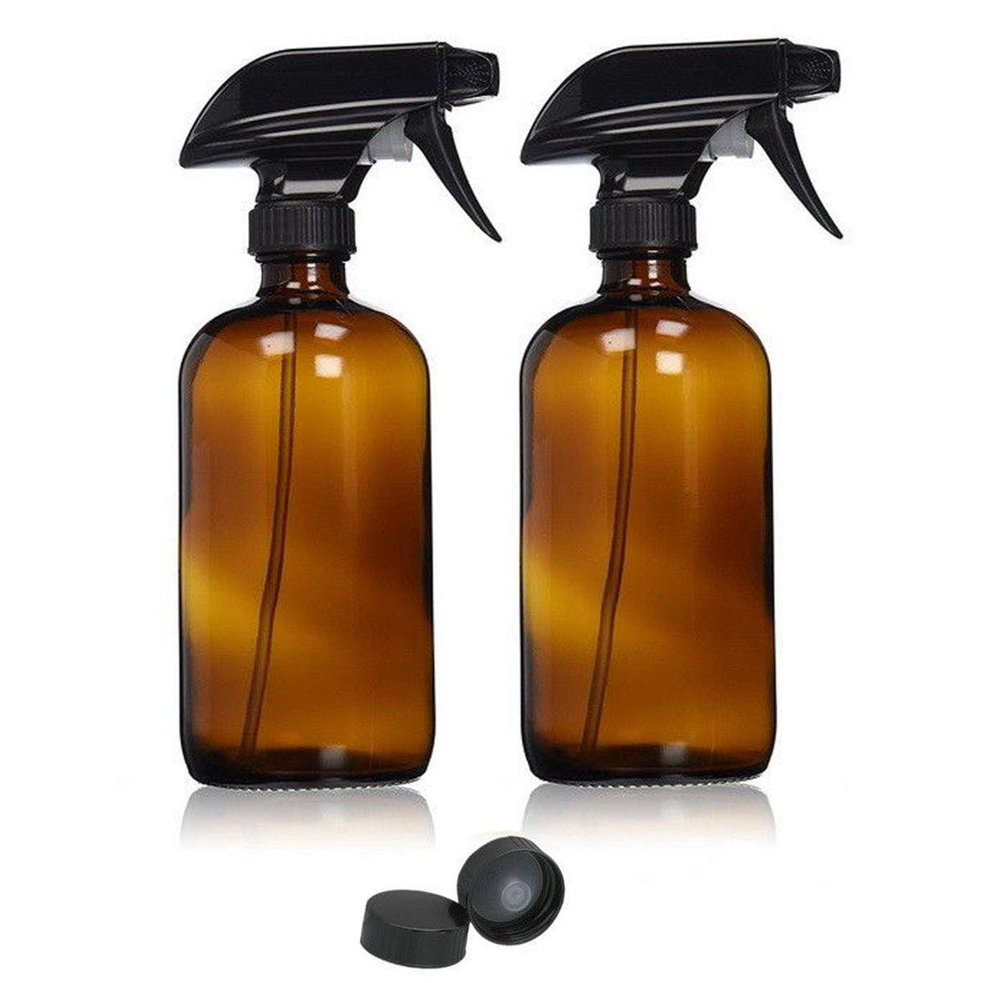 250/500ML Amber Glass Spray Bottles Sprayer Trigger