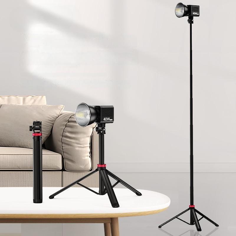 Professional Extendable Tripod for DSLR and Mirrorless Cameras with 1/4'' Screw Mount