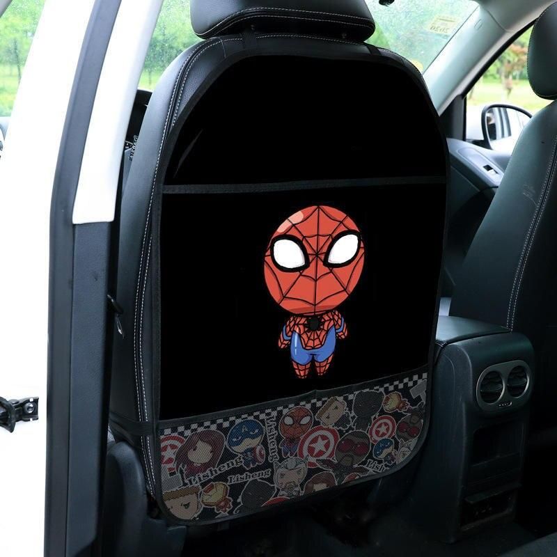 Kids' Car Seat Protector with Multi-Function Pockets