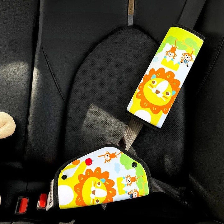 Kid's Comfort Car Seatbelt Protector with Cartoon Design