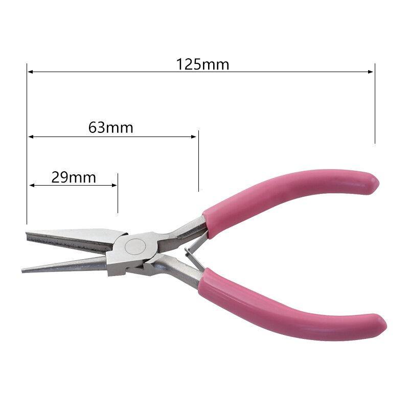 5 Inch Mini Winding Pliers Jewelry Pliers Semi-slot Semi-round Mouth Tool Pliers DIY Handmade Accessories