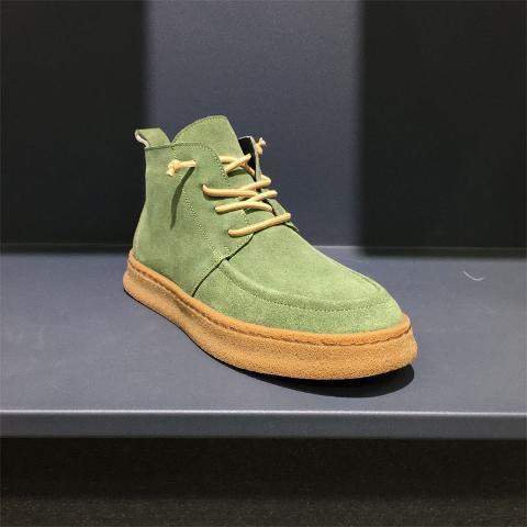 Trendy One-step Casual All-match High-top Thick Sole Shoes