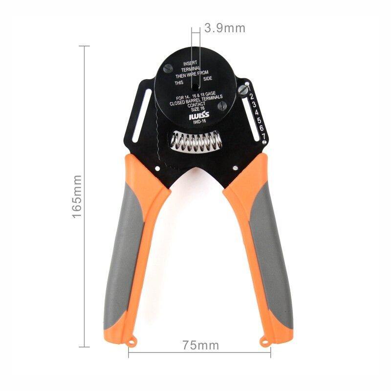 IWD-16 Crimper Harlley Cater Piller Hand Tool For Deutsch Connector Deutsch DT,DTM,DTP Terminal W2 Pliers 18/16/14 AWGl