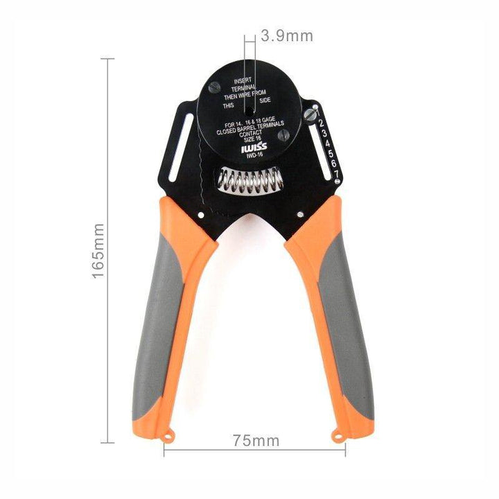 IWD-16 Crimper Harlley Cater Piller Hand Tool For Deutsch Connector Deutsch DT,DTM,DTP Terminal W2 Pliers 18/16/14 AWGl