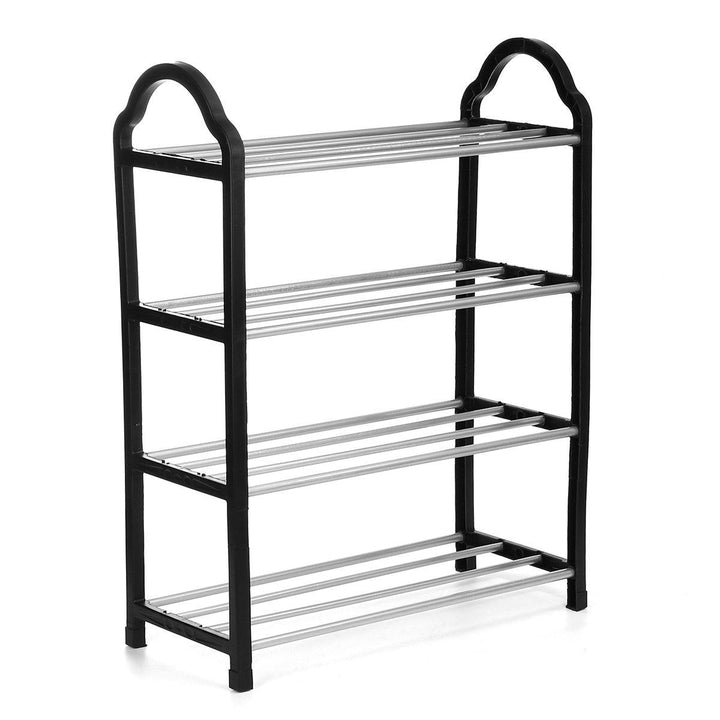 3/4 Tier Space Saving Shoe Storage Organizer Free Standing Shoe Tower Racks Shelves Shelf - MRSLM