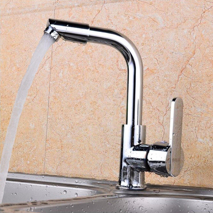 360° Chrome Faucet Kitchen Bathroom Basin Sink Hot & Cold Water Mixer Tap