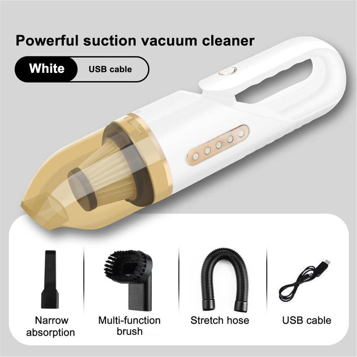 120W Cordless Handheld Vacuum Cleaner 8000Pa Powerful Suction Wet&Dry Lightweight for Home Car