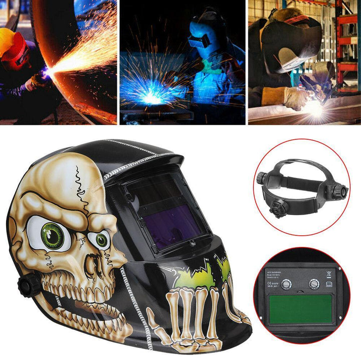 Solar Auto Darkening Welding Helmet Welders Arc Tig Grinding UV Protector Mask