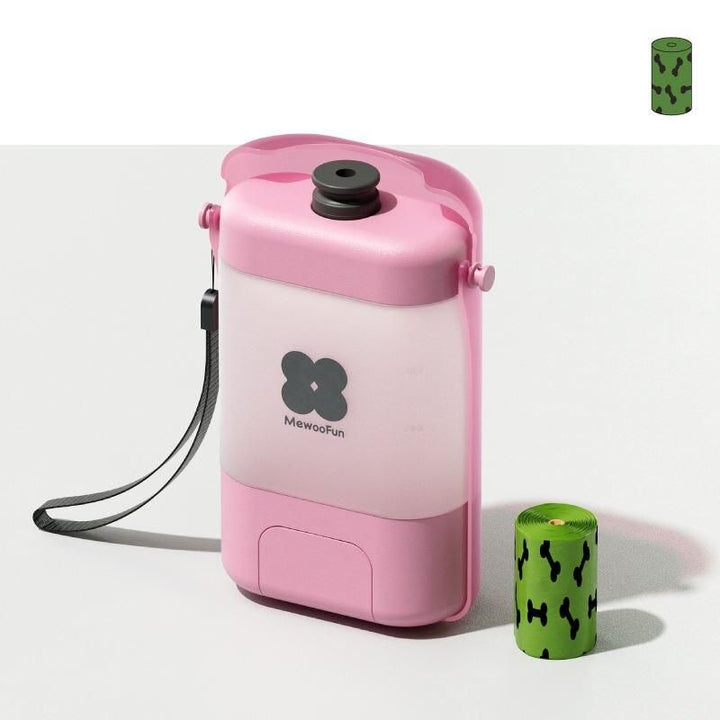 Portable Leak-Proof Pet Water Bottle & Feeder