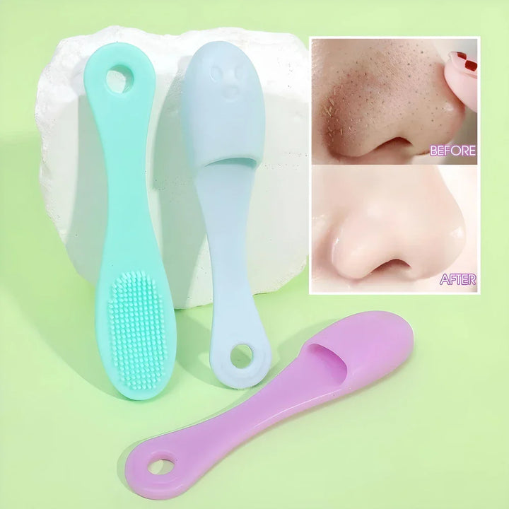 Silicone Nose Brush for Deep Pore Cleansing and Facial Massage