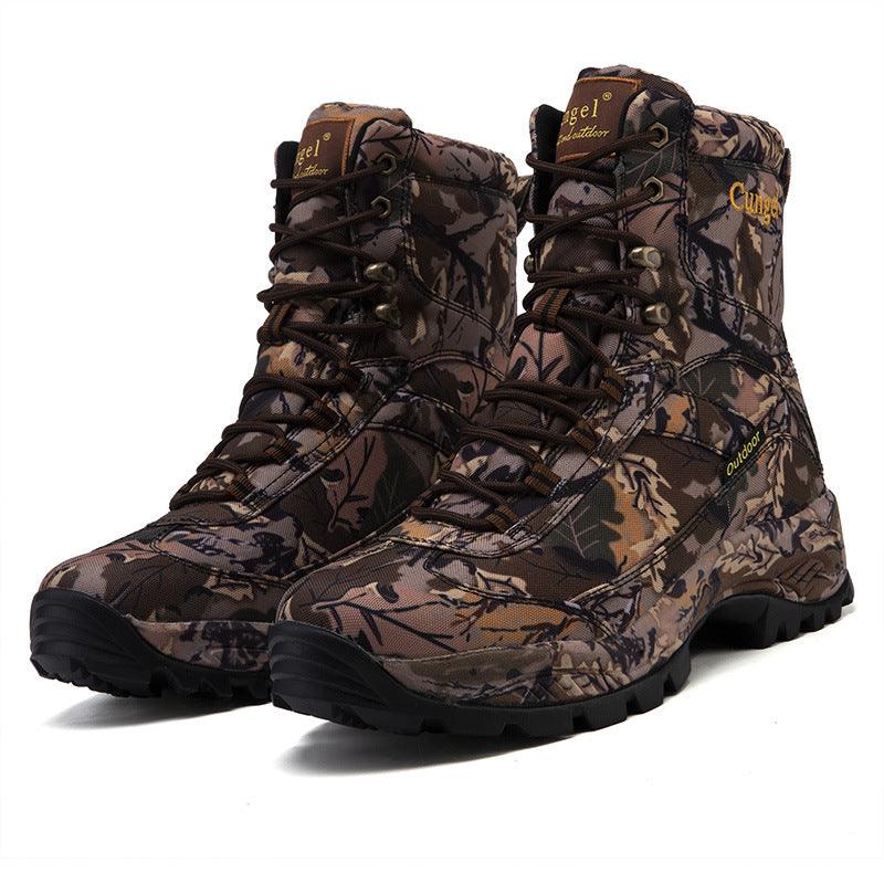 Men's Camouflage Anti-skid Anti-collision All-match High-top Martin Boots