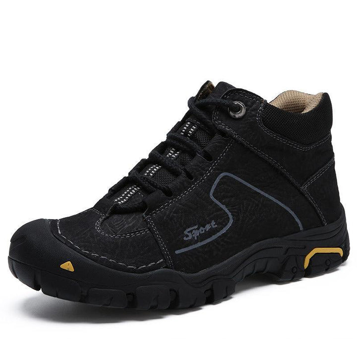 Men's Winter Plus Size Plus Velvet Warm Outdoor Shoes