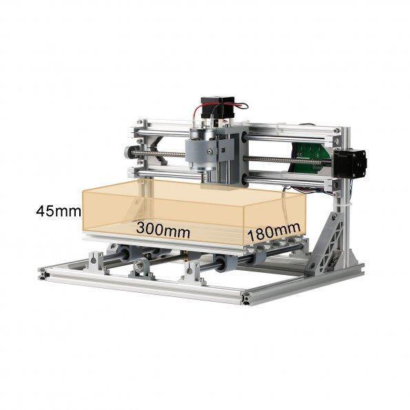 3018 3 Axis Mini DIY CNC Router Standard Spindle Motor Wood Engraving Machine Milling Engraver