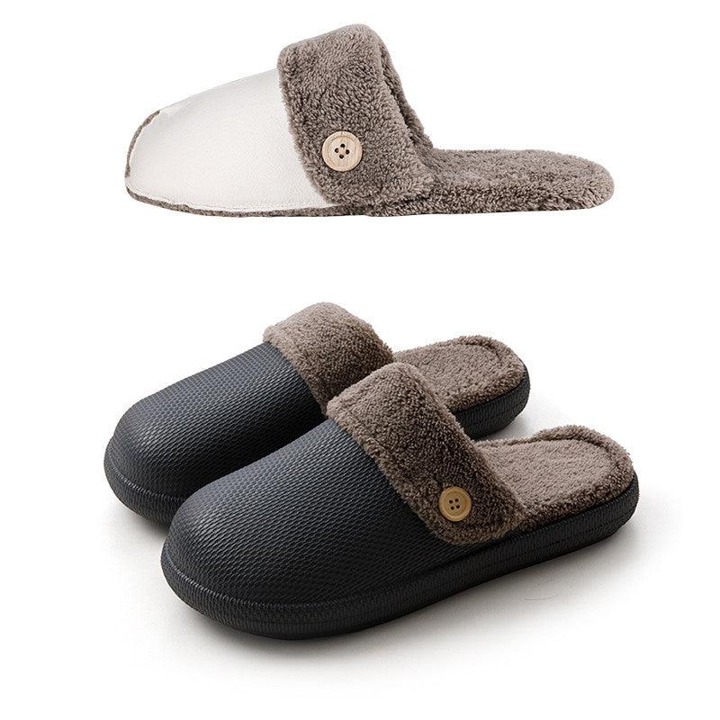 Home Household Couple Non-slip Cotton Slippers