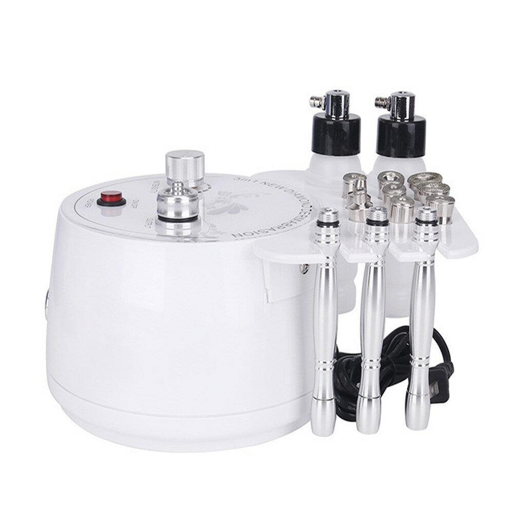 3 in 1 Diamond Microdermabrasion Dermabrasion Machine Facial Beauty Equipment for Skin Peeling Rejuvenation Lifting Tightening Beauty Device Suction Power 0-55cmHg