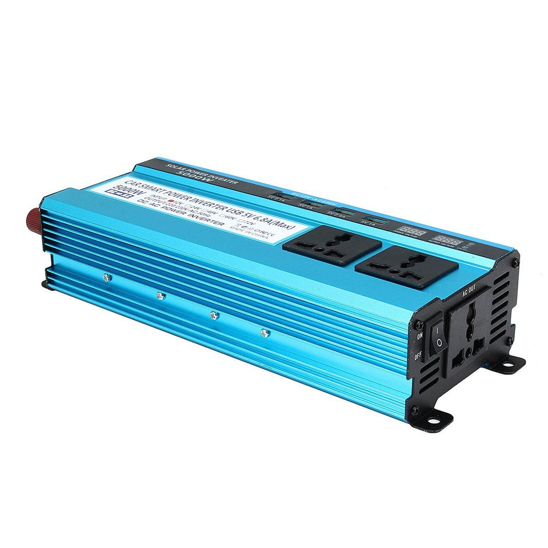 Solar Power Inverter 5000W Peak DC 12/24/48V To AC 220V Modified Sine Wave Converter