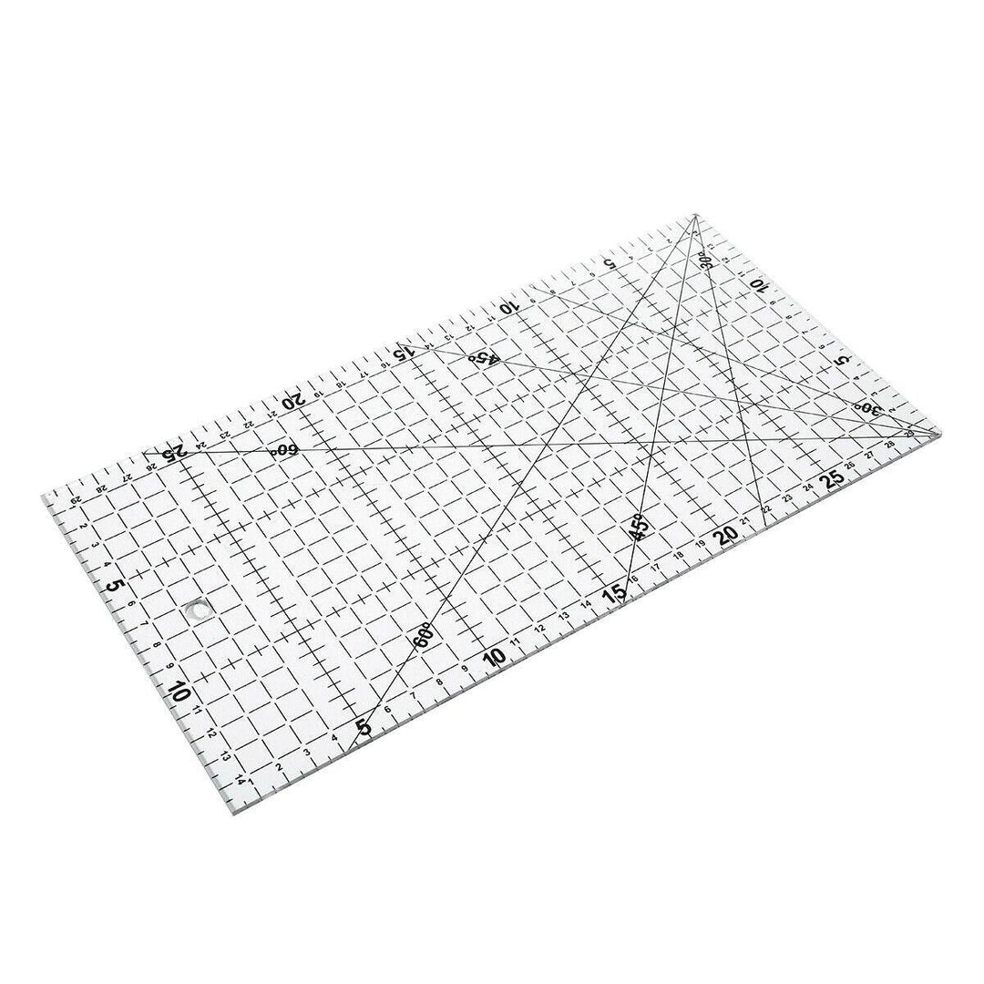 15x30cm Acrylic Patchwork Ruler Tailor Craft Quilting Tools Cutting Transparent