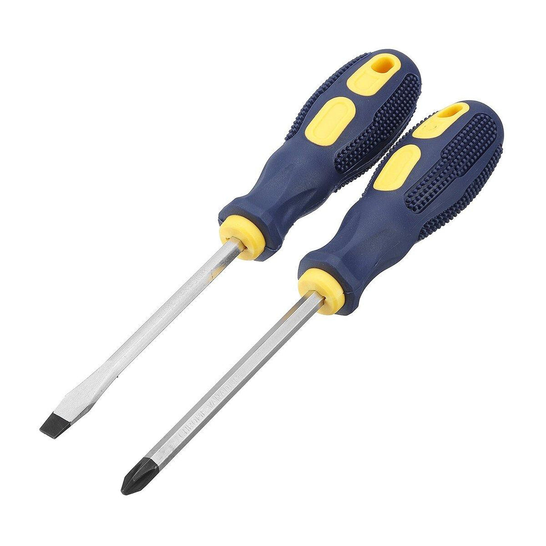 2Pcs Screwdriver Set Cross One Word Screwdriver Repair Hand Tool - MRSLM