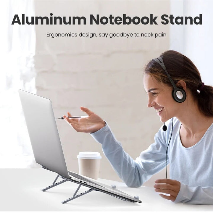 Adjustable & Foldable Aluminum Laptop Stand