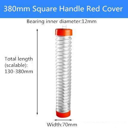 50-380mm Electric Drill Dust Cover Retractable Bearing Fixed Dustproof PVC Collection Cup Power Tool Accessories - MRSLM