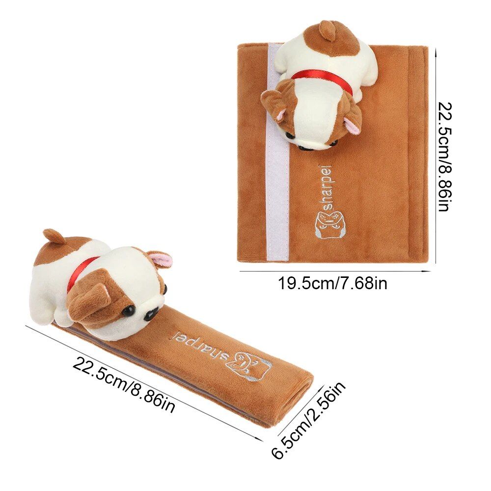 Charming 3D Cartoon Car Seat Belt Shoulder Pad