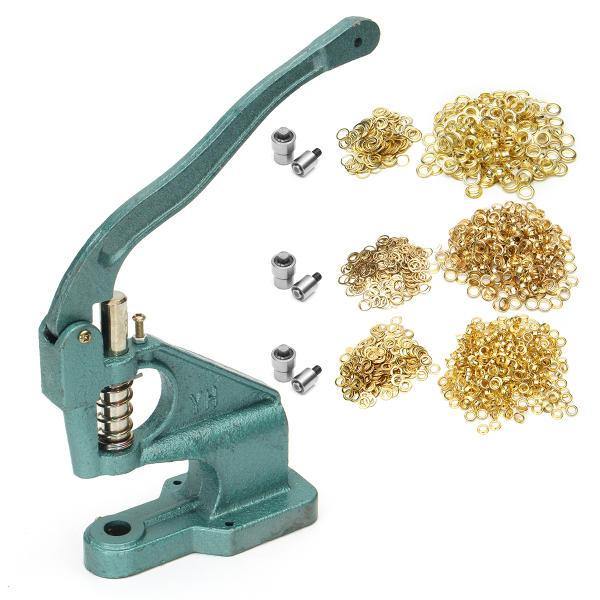 Eyelet Deduction Grommets Eyelets Punch Tool Hand Press Eyelet Machine Kit