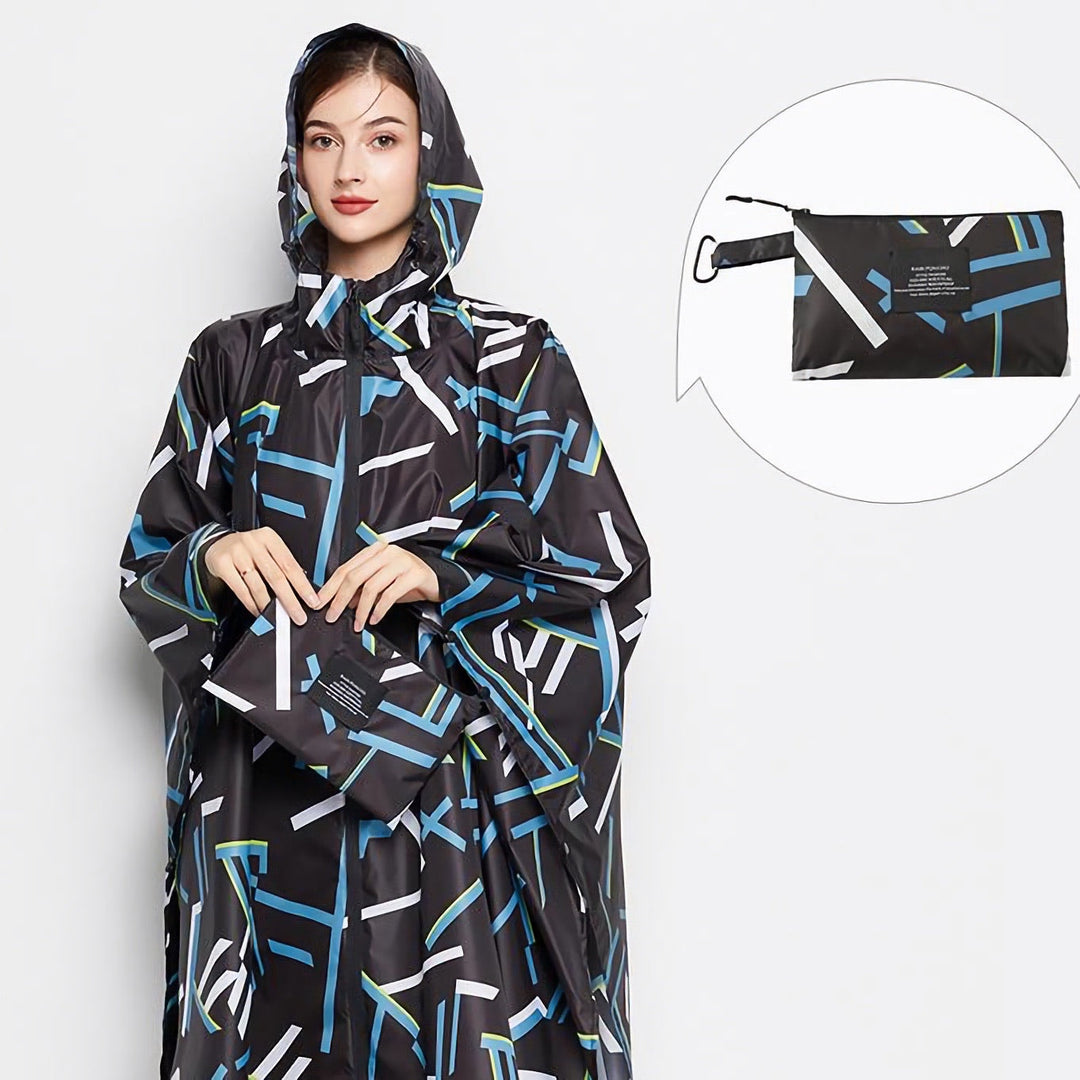 Hooded Rain Poncho