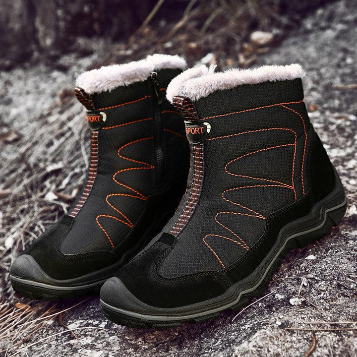 Men's Outdoor Leisure Hiking High-top Cotton Shoes