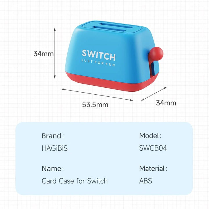 Cute Toaster Design Game Card Case for Nintendo Switch - Portable & Protective