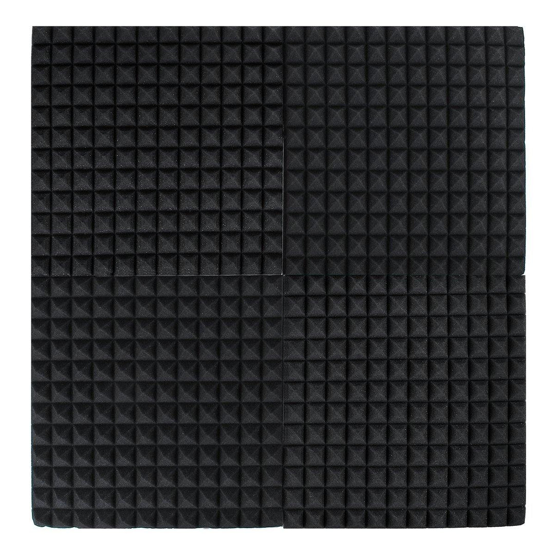 30x30x3cm 12PCS Soundproof Foams Sponge Sound Insulation Studio Wall Panel Tiles