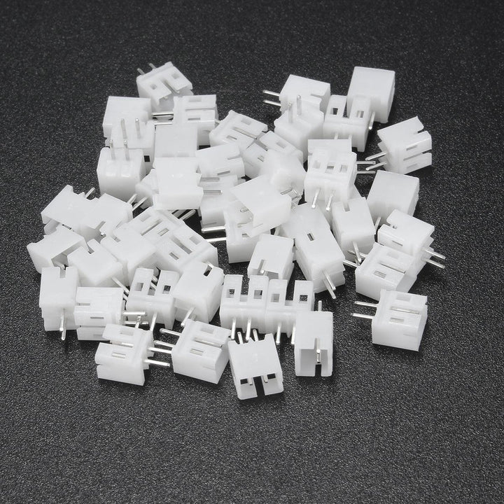 Excellway¬Æ 100Pcs Mini Micro JST 2.0 PH 2Pin Connector Plug With 120mm Wires Cables