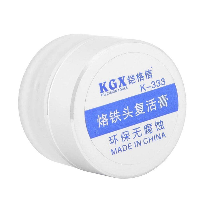 KGX K-33 Electrical Soldering Iron Tip Refresher solder Cream Clean Paste for Oxide Solder Iron Tip Resurrection Electric Soldering Tools