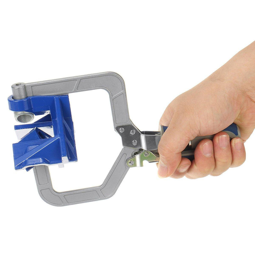 90 Degree Metal Handle Right Angle Clamp Corner Clip For Pocket Hole Joinery Tool