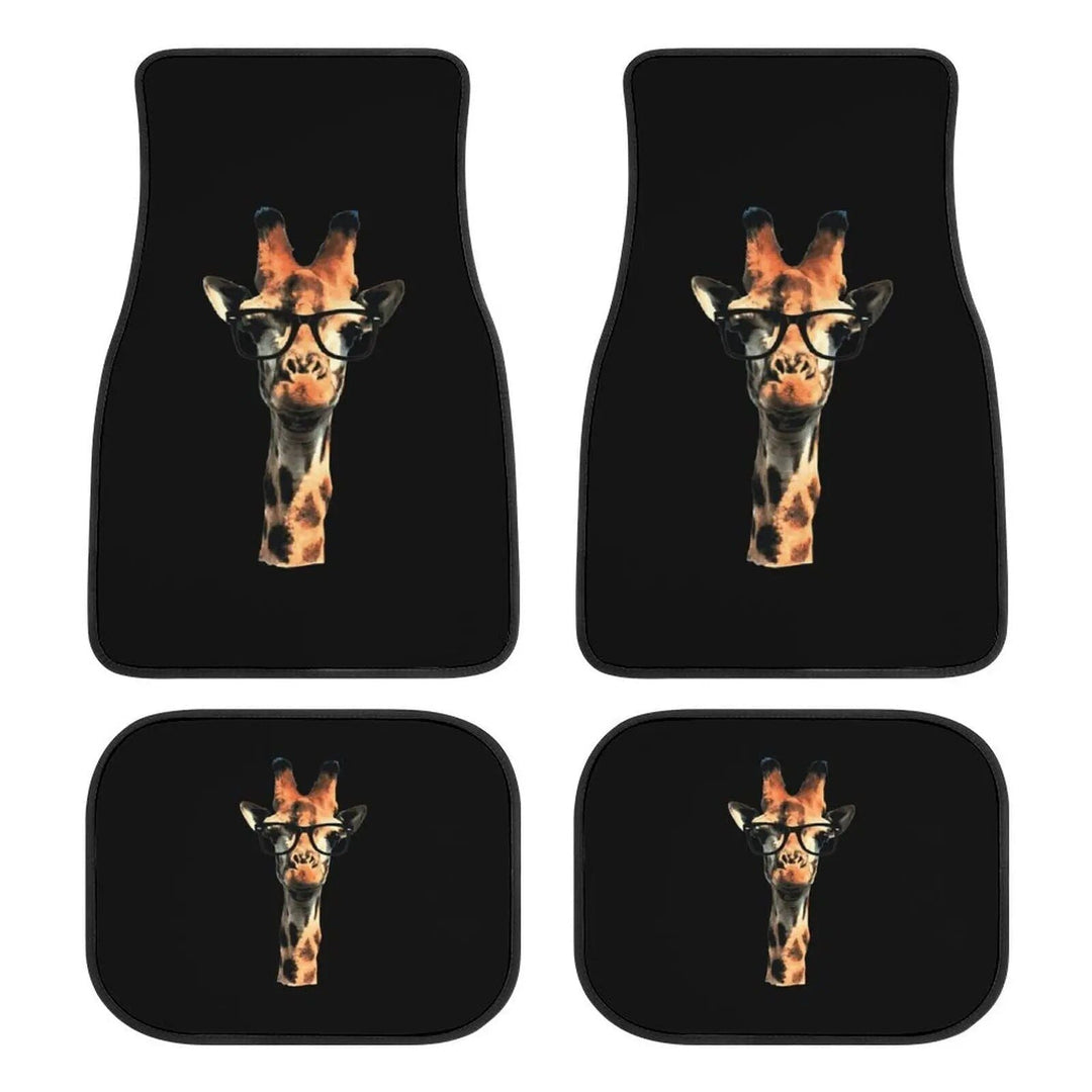 Giraffe Print Universal Car Floor Mats